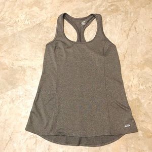gray champion workout tank